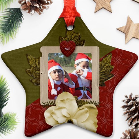 Ornament (two Sides): Star7 By Jennyl Front