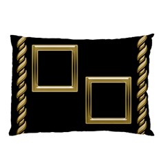 Black And Gold (2 Sided) Pillow Case