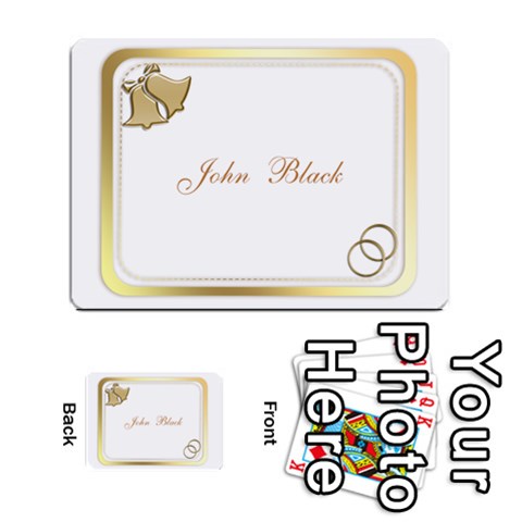 Wedding Place Cards (54) 2 Sided By Deborah Front 1