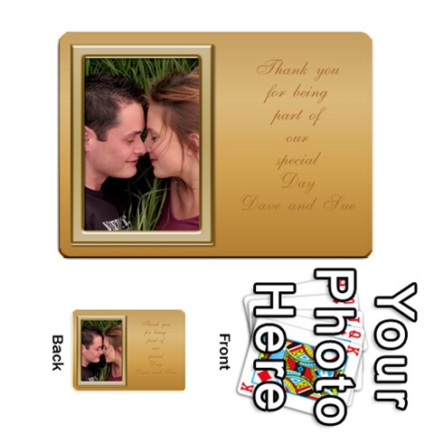 Wedding Place Cards (54) 2 Sided By Deborah Back 1