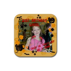 Aimee 21st Coaster - Rubber Coaster (Square)