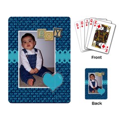 Boy Playing Cards - Playing Cards Single Design (Rectangle) Boy Playing Cards - Playing Cards Single Design (Rectangle)