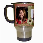 Shabby Christmas-Travel Mug - Travel Mug (White)