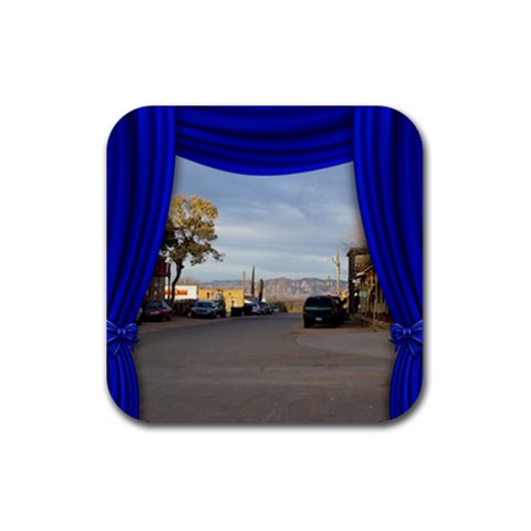 Dance,drama,vacation Coaster Blue By Deborah Front