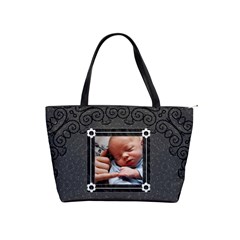 Black Design Classic Shoulder Handbag