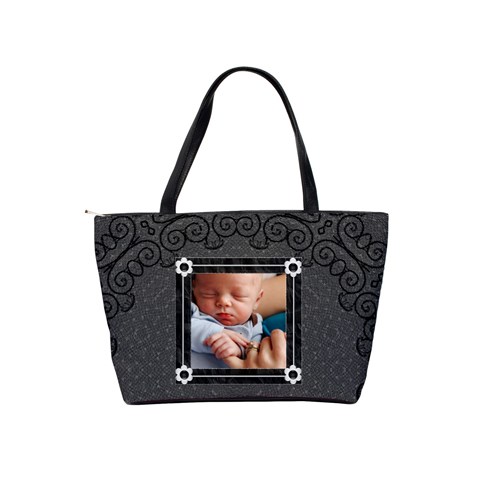 Black Design Classic Shoulder Handbag By Lil Back