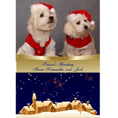 Seasons Greetings 5x7 Christmas card - Greeting Card 5 x 7 Seasons Greetings 5x7 Christmas card - Greeting Card 5 x 7