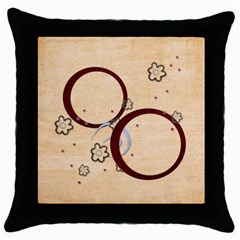 pillow case - Throw Pillow Case (Black)