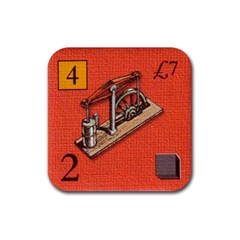 Brass - Rubber Coaster (Square)