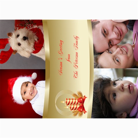 Seasons Greetings Photo Card 5x7 By Deborah 7 x5  Photo Card - 8