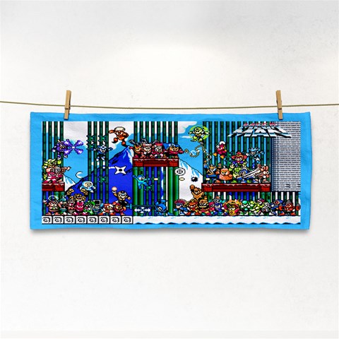 Megaman Towel By Strainer Front