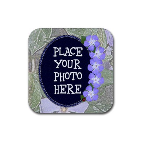 Ladybug Rubber Coaster Square By Chere s Creations Front
