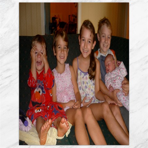 5 Kids Sequence By Taryn Powell 11.86 x15.41  Canvas - 1