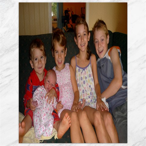 5 Kids Sequence By Taryn Powell 11.86 x15.41  Canvas - 3