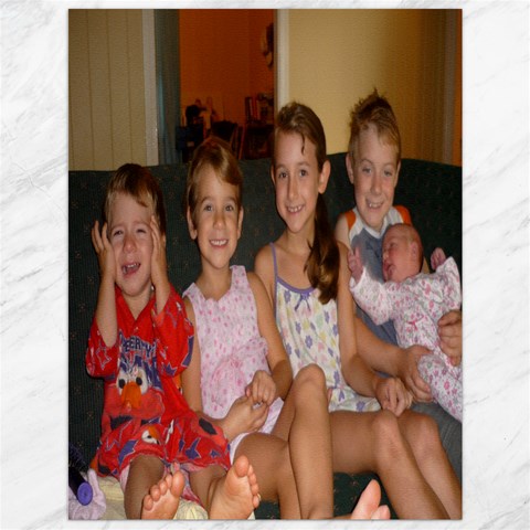 5 Kids Sequence By Taryn Powell 11.86 x15.41  Canvas - 4