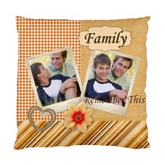 family - Standard Cushion Case (Two Sides)