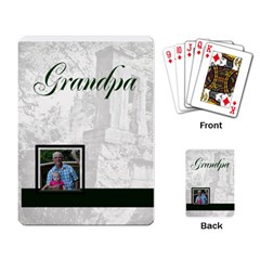 Grandpa Cards - Playing Cards Single Design (Rectangle)