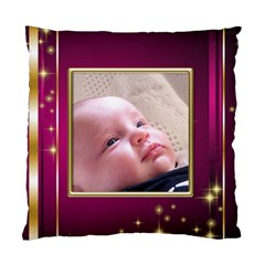 Pink and Gold elegant cushion (2 sided) (5 styles) - Standard Cushion Case (Two Sides)