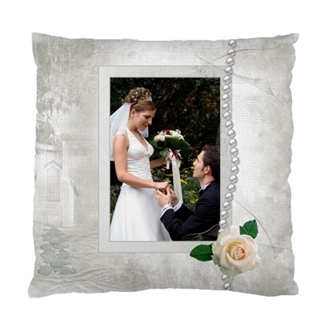 Our Wedding Cushion Case (2 Sided) By Deborah Front
