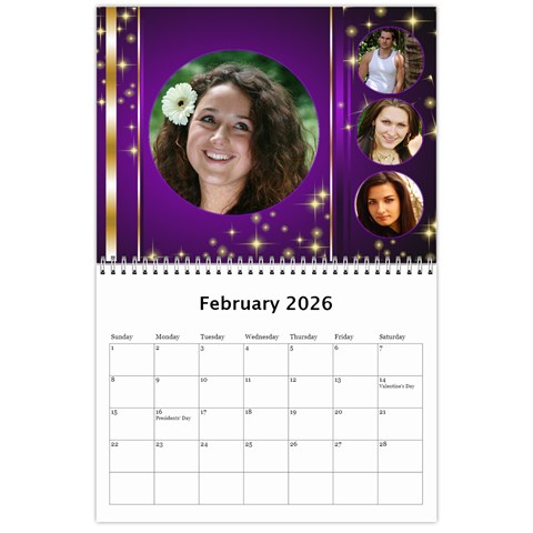 Celebration Calendar 2026 (any Year) By Deborah Feb 2026