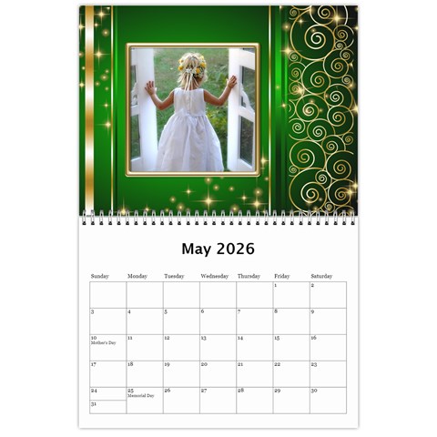 Celebration Calendar 2026 (any Year) By Deborah May 2026
