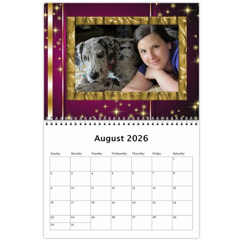 Celebration Calendar 2026 (any Year) By Deborah Aug 2026