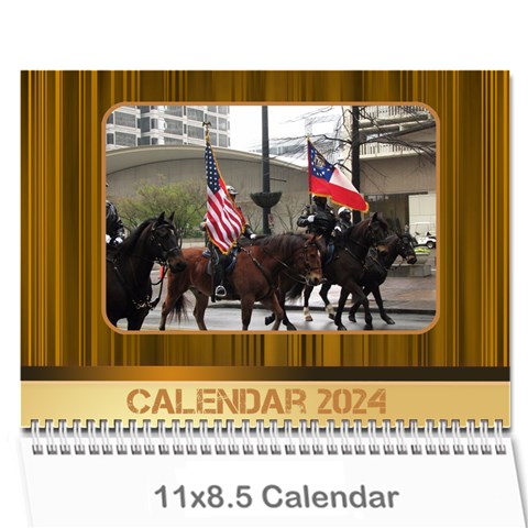 Highlights 2024 Calendar Large Numbers By Deborah Cover