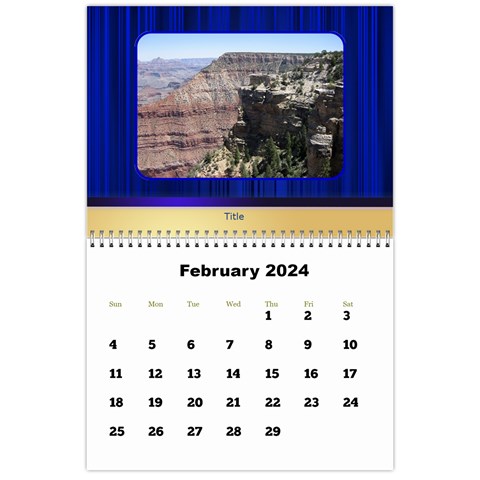 Highlights 2024 Calendar Large Numbers By Deborah Feb 2024