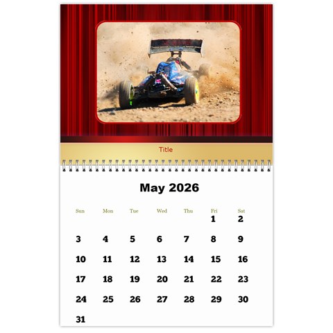 Highlights 2026 Calendar Large Numbers By Deborah May 2026