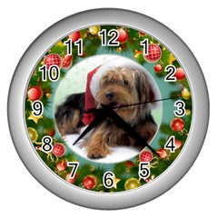 Remembered at Christmas Clock - Wall Clock (Silver) Remembered at Christmas Clock - Wall Clock (Silver)