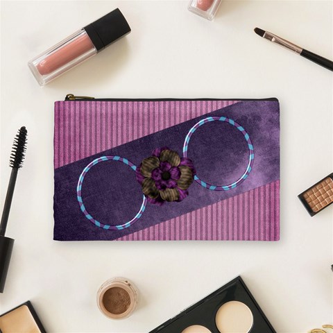 Not So Scary Medium Cosmetic Bag 1 By Lisa Minor Front