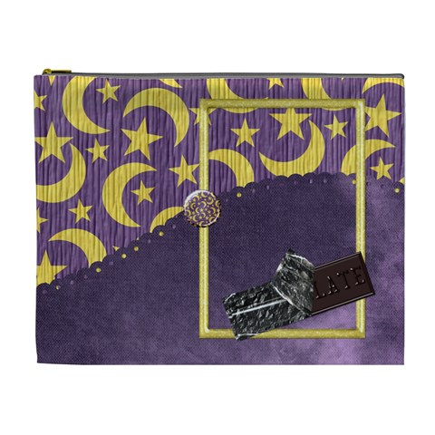 Not So Scary Xl Cosmetic Bag 1 By Lisa Minor Front