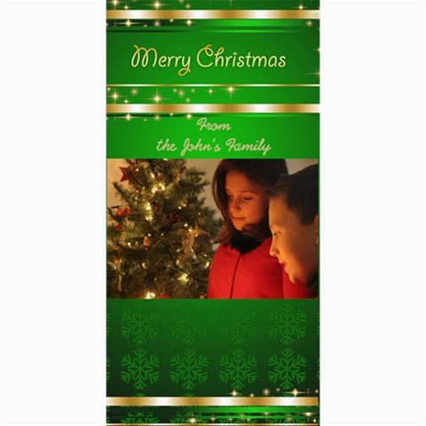Merry Christmas 4x8 Photo Card 3 By Deborah 8 x4  Photo Card - 4