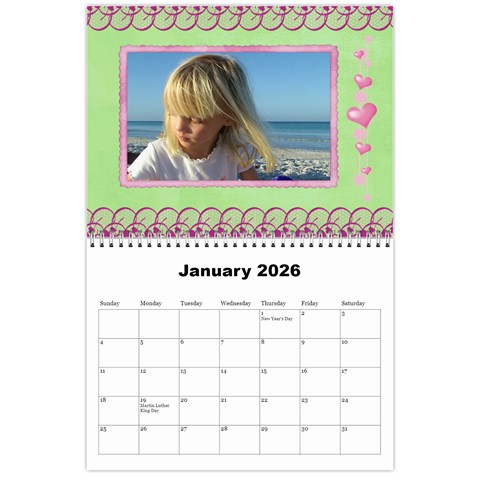 All Precious 2026 (any Year) Calendar By Deborah Jan 2026