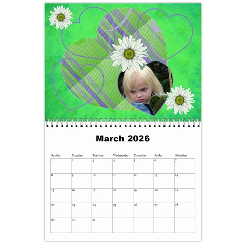 All Precious 2026 (any Year) Calendar By Deborah Mar 2026