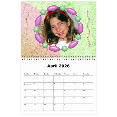 All Precious 2026 (any Year) Calendar By Deborah Apr 2026