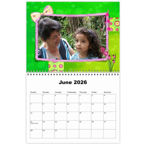 All Precious 2026 (any Year) Calendar By Deborah Jun 2026