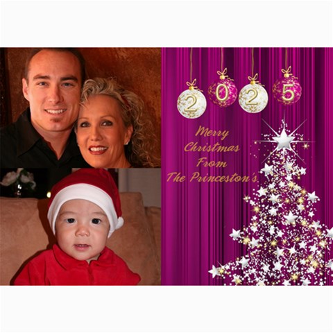 Christmas 2021 Photo Card 7x5 2 By Deborah 7 x5  Photo Card - 1