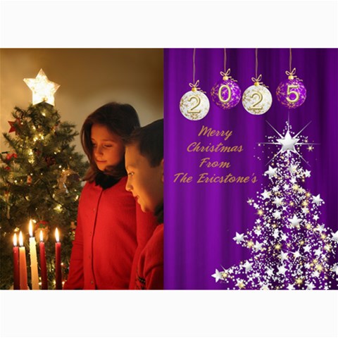 Christmas 2025 Photo Card 7x5 By Deborah 7 x5  Photo Card - 6