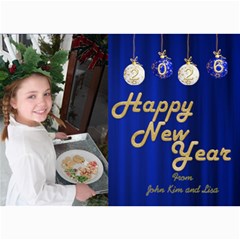 Happy New Year 2026 Photo Card 7x5 2