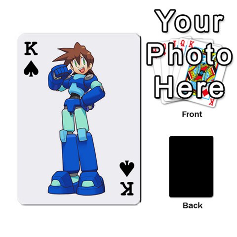 King Megaman Legends By K Kaze Front - SpadeK