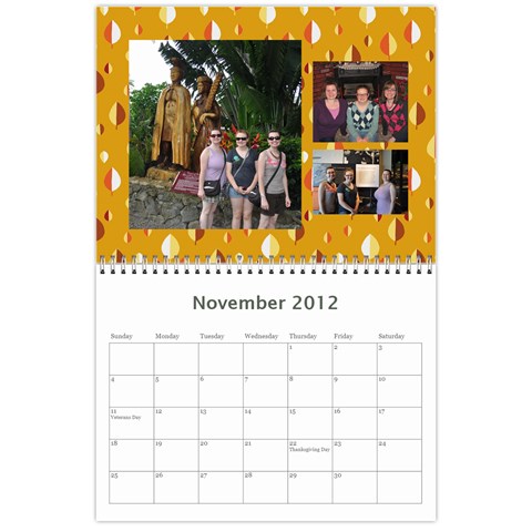 Calendar Read By Carrie Wardell Nov 2012