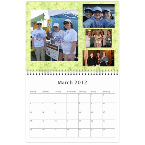 Calendar Read By Carrie Wardell Mar 2012