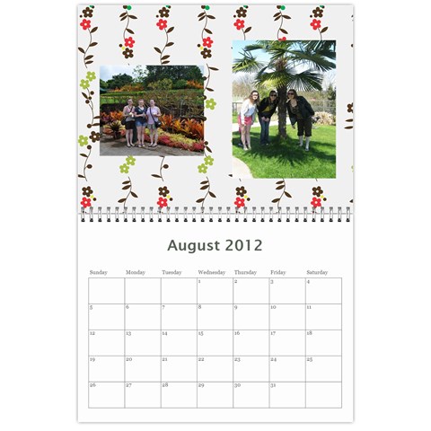 Calendar Read By Carrie Wardell Aug 2012