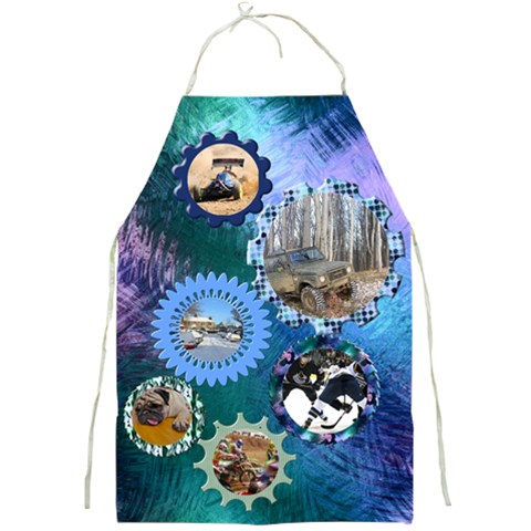 All Geared Up Full Apron By Deborah Front