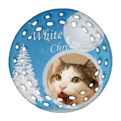 christmas - Round Filigree Ornament (Two Sides) christmas - Round Filigree Ornament (Two Sides)