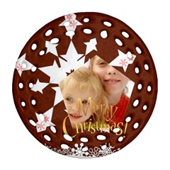 christmas - Round Filigree Ornament (Two Sides) christmas - Round Filigree Ornament (Two Sides)