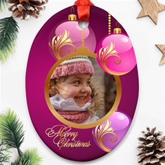 Christmas Oval Ornament 2 - Ornament (Oval)