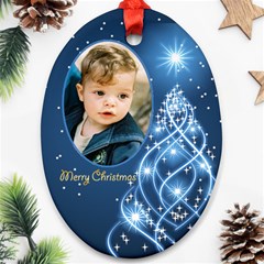 Christmas Oval Ornament 3 - Ornament (Oval)