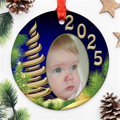 Christmas Round Ornament 1 - Ornament (Round)